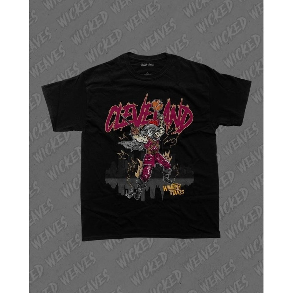 CLEVELAND BASKETBALL T-shirt, Sport Fan Tee, College Basketball Team Shirt